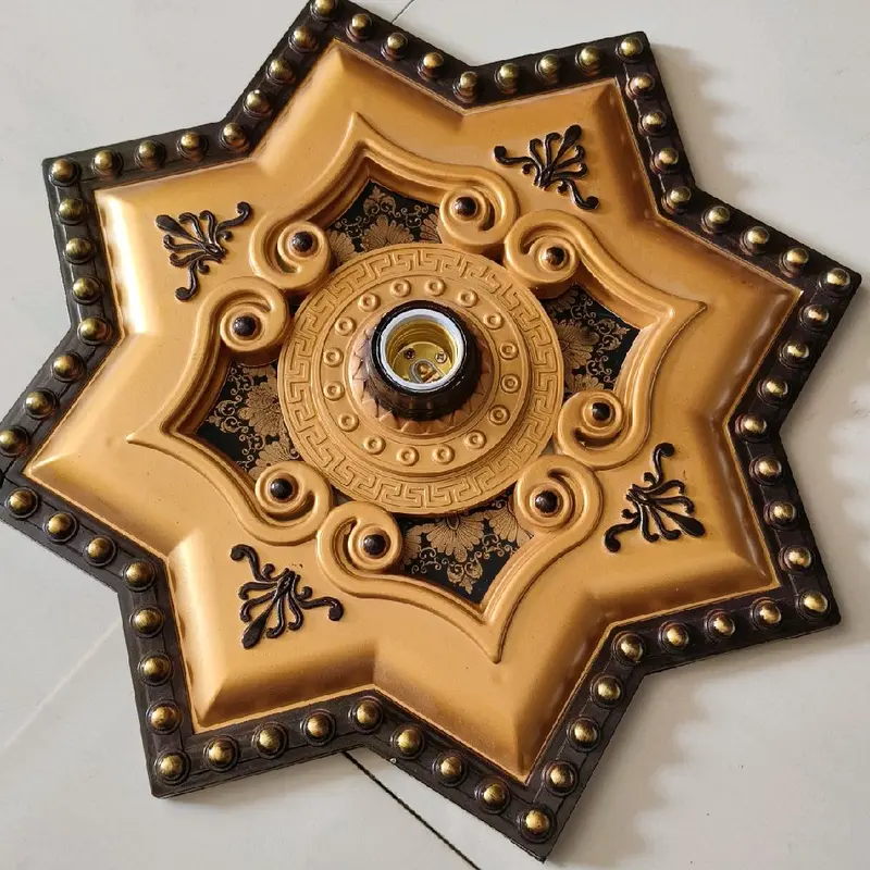 Fitting Lampu Ornamen/ Ornamen Plavon ukuran 40x40 cm 2