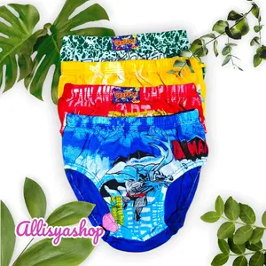 Celana Dalam Anak Laki-laki Karakter Motif Lucu Bahan Katun Lembut Nyaman Size S M L XL Untuk Usia 1-12 Tahun Celana Dalam Anak Laki-laki Karakter Gambar Kartun Lucu Fashion
