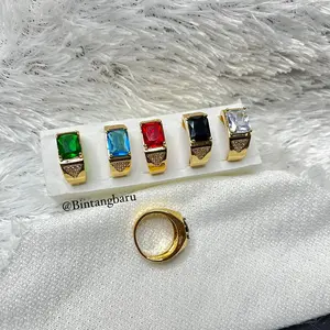 CINCIN MODEL BATU PERMATA PRIA TERLARIS TERMURAH