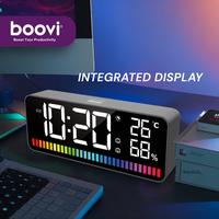 Gambar Boovi JD013 Jam Digital Tampilan Multifungsi Suhu Temperature Humidity Kelembapan Lampu RGB Bar Alarm Clock Rechargable dari Boovi Official Kota Administrasi Jakarta Barat 2 Tokopedia