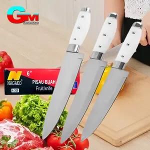 Pisau Dapur Stainless Steel Kitche 5 - 6 - 7 INCH Pisau Buah Berkualitas