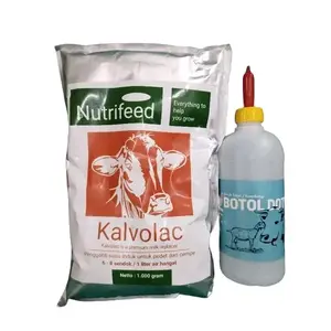 SUSU NUTRIFEED KALVOLAC 1KG SUSU PENGGANTI induk sapi pedet & kambing cempe anti mencret bonus botol dot 500ml