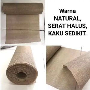 (1 lembar 49×50cm) Kain jute/goni
