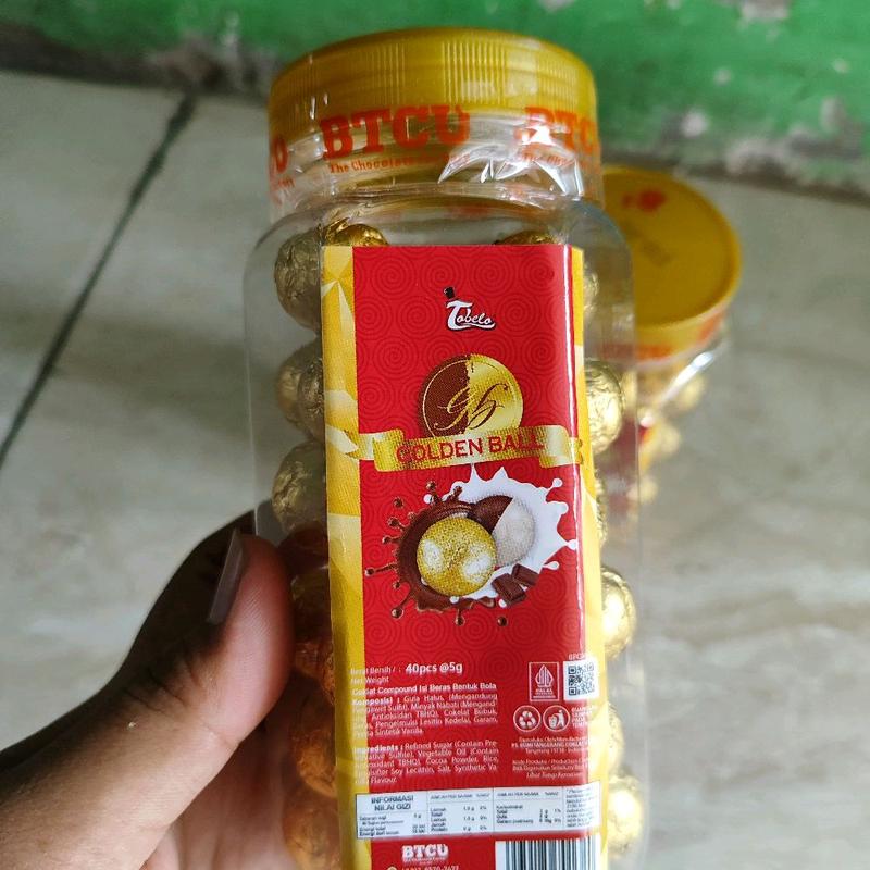 Biskuit Snack Golden Ball Makanan Cemilan Cookies - Toples, Food 4