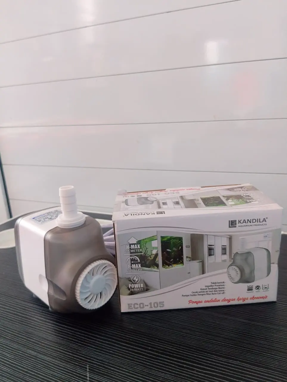 Pompa Aquarium KANDILA ECO-103 & ECO-105 Pompa Celup Submersible Water Pump Kolam Aquascape Hemat Listrik