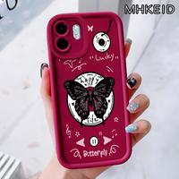Gambar Casing Hp untuk Infinix Smart 9 Smart 9 HD Hot 50I Case Pola Kupu-Kupu Merah Muda Kasing Anti-Sidik Jari Kesing Cesing Silikon Softcase Casing - Gaya1, Infinix Smart 9 dari MHKEID MALL Kab. Tangerang 1 Tokopedia