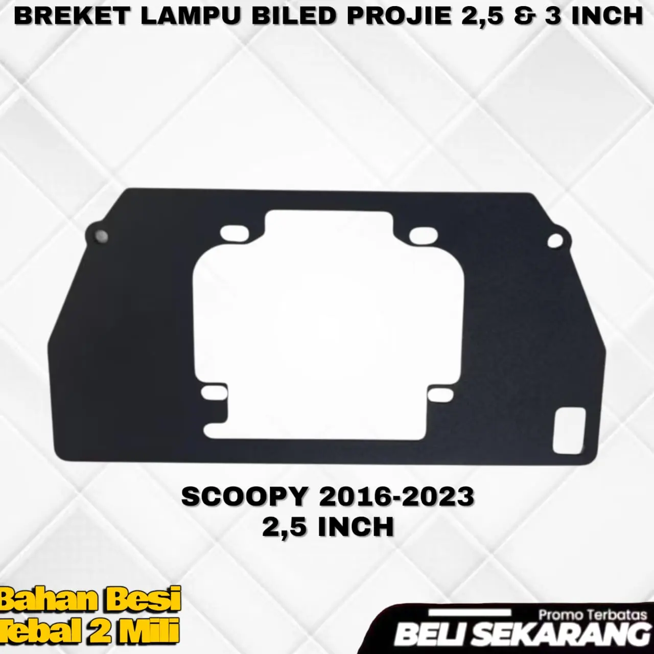 BREKET BREKET BILED-BILED-SCOOPY 2,5 INCH