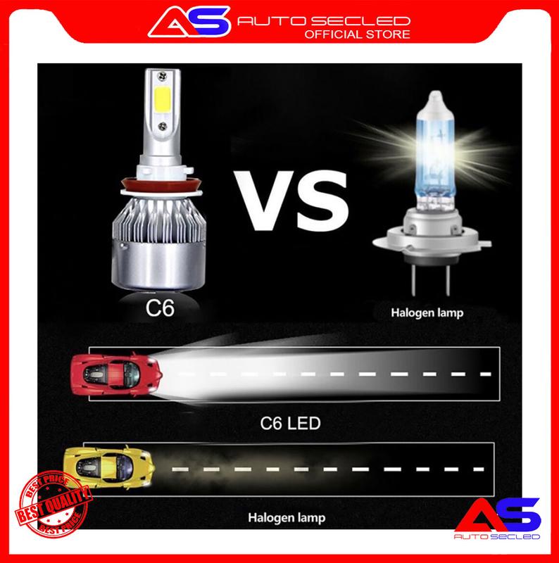 ORIGINALL LAMPU LED C6 MOBIL H4 H11 HEADLIGHT 36 WATT SUPERBRIGHT LAMPU UTAMA MOBIL | FOGLAMP MOBIL 5
