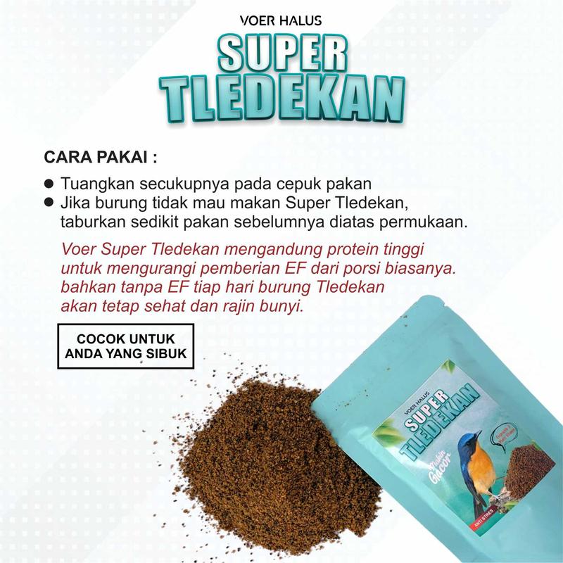 PUR VOER BURUNG TLEDEKAN MAKANAN BURUNG TLEDEKAN BIAR GACOR 3