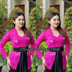 One set kebaya brokat sofia lengan panjang