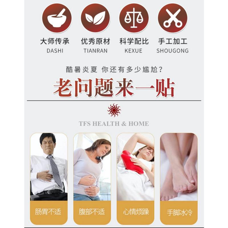 Product Introduction of [TFS Health & Home] MUGWORT WORMWOOD AICAO Pain Relief Heat Pad Paste-on Warm 21