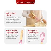 Gambar Cypruz Kocokan Telur Gagang Kayu 20cm dari Cypruz Kitchenware Kota Administrasi Jakarta Utara 2 Tokopedia