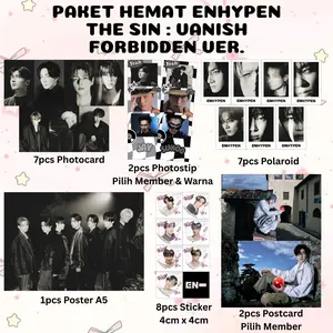 [PRE-ORDER] PAKET HEMAT FANKIT KPOP ENHYPEN SIN : VANISH KNIFE