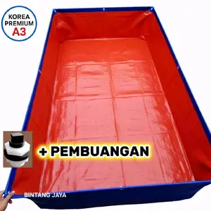 Terpal Kolam Korea GRATIS pembuangan-Bahan Premium, Tahan Lama & Lentur A3