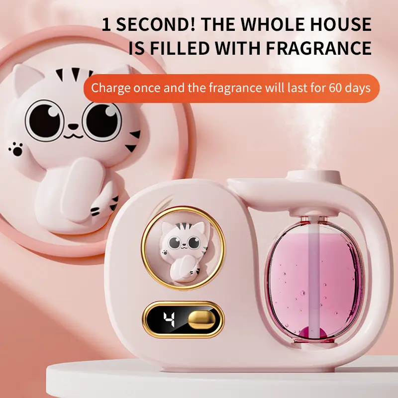 Aromatherapy machine automatic spray machine automatic timed spray room long-lasting fragrance air freshener toilet deodorant artifact + essential oil refill