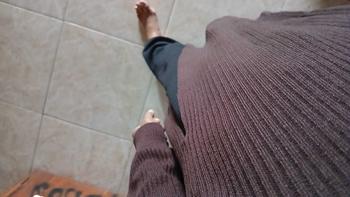 Product Review of Zana Tunik Atasan Dress Rajut Panjang Belah Depan from -**1 0