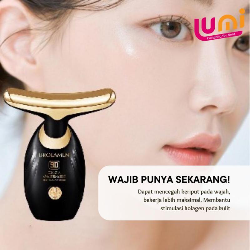 Alat Pijat Wajah Pengencang Kulit Portable Leher Mata Meniruskan Muka Pipi Elektrik Brolamen  Terbaru Viral Murah 5