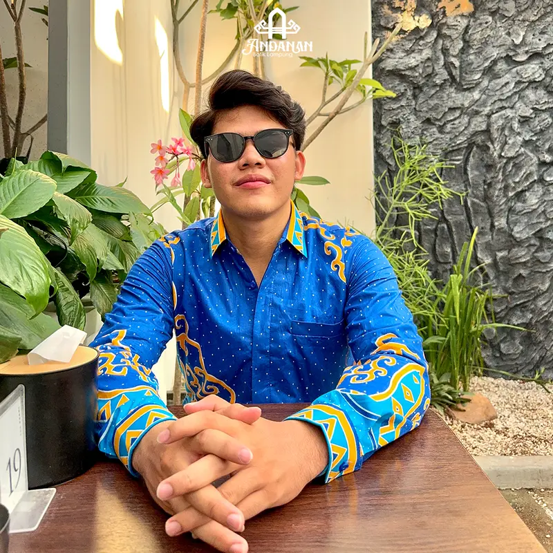 (BAHAN) PARDA SUKA/ Batik Andanan Lampung/ Batik Pria 2