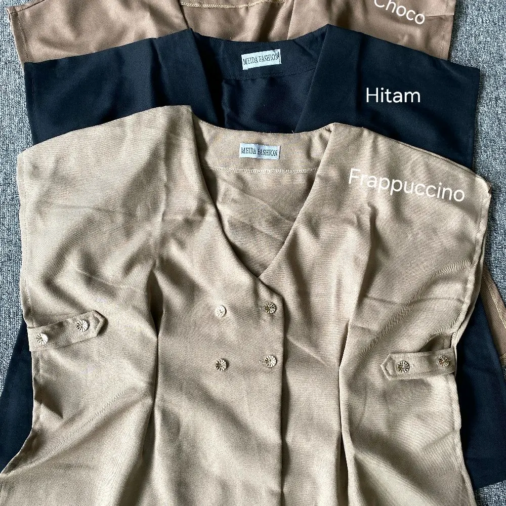 [ BY ASMA ] Outer Vest Wanita Kekinian Bahan Semiwoll Premium