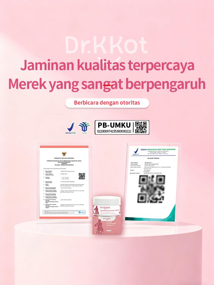[BPOM COD] Dr.KKot Warm Soothing Cream 30g Pereda Nyeri Haid Membantu Melancarkan Haid Tidak Teratur , Nyeri Menstruasi ,Herbal Alami solusi cepat mengecilkan perut buncit , keputihan , kram perut , melancarkan haid tidak teratur nyaman dan hangat