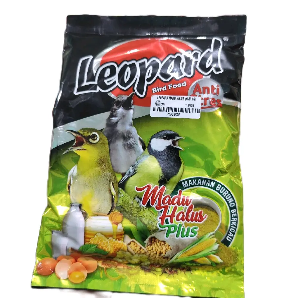 Pakan Burung Leopard Madu Halus Nutrisi Tinggi Anti Stress