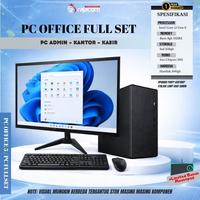 Gambar Rajacom Rakitan PC Office/Kantor Full Set Intel Core i5 Gen 3 RAM 8GB DDR3 SSD 256GB Hardisk 500GB MOBO H61 Casing Standar USB WIFI Mouse Keyboard Monitor 19 Inci Garansi 1 Tahun dari Rajacom Store Kab. Kudus 1 Tokopedia