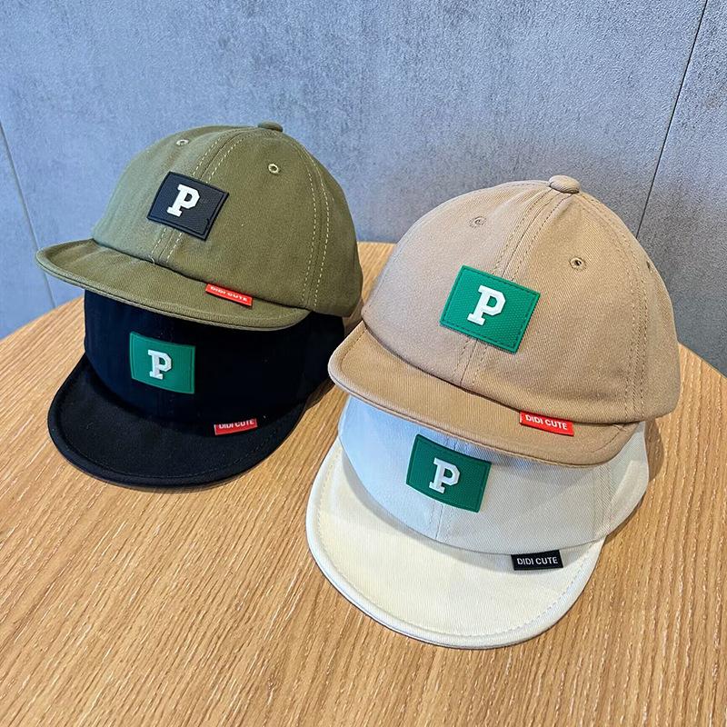 Mũ Lưỡi Trai Cho Em Bé Thiết Kế Chữ Cái, Mũ Bóng Chày Vành Ngắn Cho Trẻ Mới Biết Đi, Thoáng Khí, Thích Hợp Cho Trẻ Em, Mũ Che Nắng Ngoài Trời, Mũ Lưỡi Trai