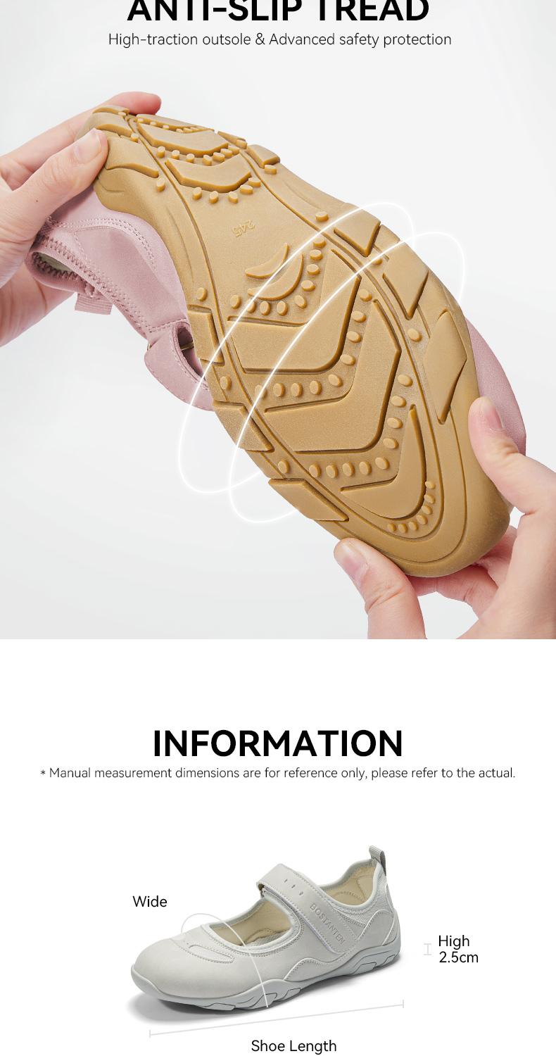 [Maggy Shoes] BOSTANTEN Sneakers Wanita ‌Sepatu Mary Jane Tertutup Kasual Ringan Serbaguna Nyaman Bersol Lembut Bernapas