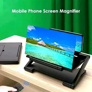Kaca Pembesar Layar F3/F6/F12 Model Slim Standing hp mobile phone Screen Magnifeir Holder Handphone