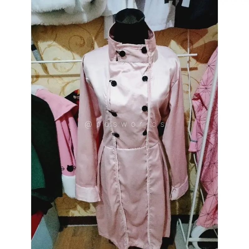KOSTUM COSPLAY/ AKSESORIS COSPLAY/AKSESORIS ANIME/ KOSTUM COSPLAY YOR FORGER GAUN PINK SPY X FAMILY 3