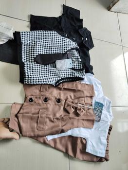 Product Review of Setelan celana pendek baju anak vest houndstooth bw 3 bulan - 10 tahun from n**y 0