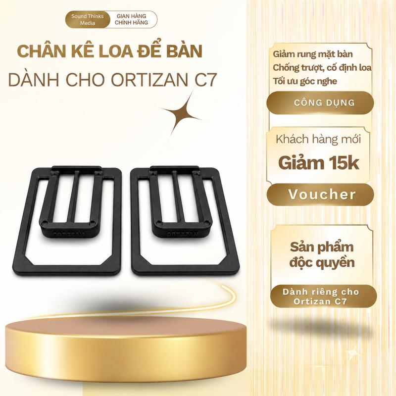 Chân Kê Loa Để Bàn Dành cho Ortizan C7 Chống Rung Chống Trượt - Chân Đế Loa Monitor, Loa Bluetooth