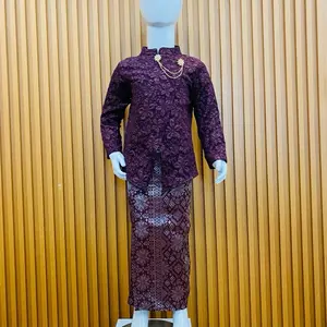 Hanin Shidqia Kebaya Janggan Anak Bahan Fukuro Usia 4-12 Tahun Free Bross