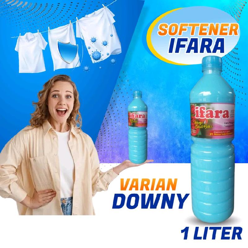 Softener Ifara Pelembut dan Pewangi Pakaian Original 1 Liter - Clean, Anak, Bunga, Merah 8