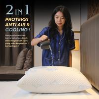 Gambar DDPillow Cooling Waterproof Pillow Protector / Pelindung Bantal Dingin Anti Air / Cool Tech - Bantal 50x70  dari ddpillow Kota Administrasi Jakarta Barat 3 Tokopedia