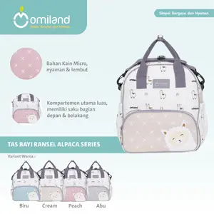 Omiland Tas Bayi Ransel Alpaca Series OT04021 OT04022 OT04023 OT04024