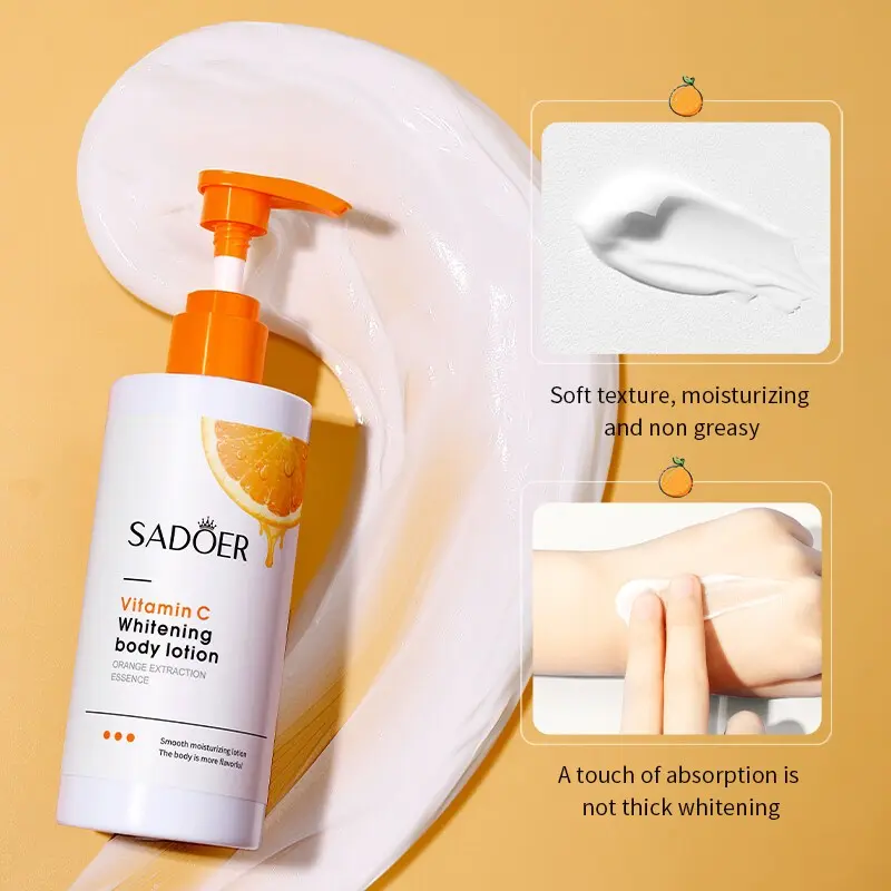 Sữa Dưỡng Thể Vitamin C, Sữa Dưỡng Thể Cho Cả Cơ Thể, Màu Trắng, 250g, Dưỡng Ẩm, Làm Sáng Da, Làm Trắng Tông Màu Da Dưỡng Da Body Dưỡng Body Làm Đẹp Da Women Nữ 0