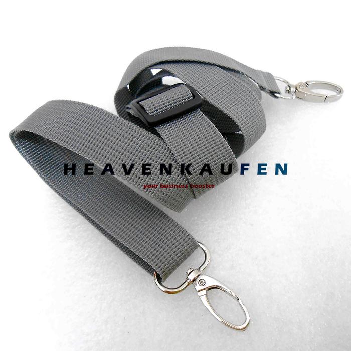 Gambar Tali Selempang Tas / Strap Tas Leabr 2,5 cm Warna Abu Abu kait Silver - abu dari Heaven Kaufen Kota Malang 4 Tokopedia
