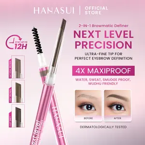 [NEW] Hanasui Next Level 2 in 1 Browmatic Definer - 0.06 gr, Waterproof, Sweatproof, Highly Pigmented, Natural Lasting All Day