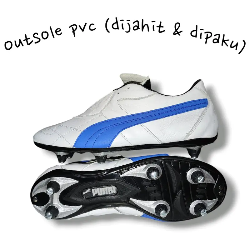 Sepatu Bola Kulit Pull Besi Pria Dewasa (Dijahit dan Dipaku) 3