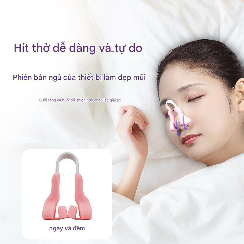 Kẹp Nâng Mũi Và Làm Thon Gọn Cánh Mũi Mẫu Mới Silicon Mềm Mãi Dễ Chịu Hàng Loại Tốt Full Hộp - Kẹp Silicon làm cao mũi cho Nữ Women