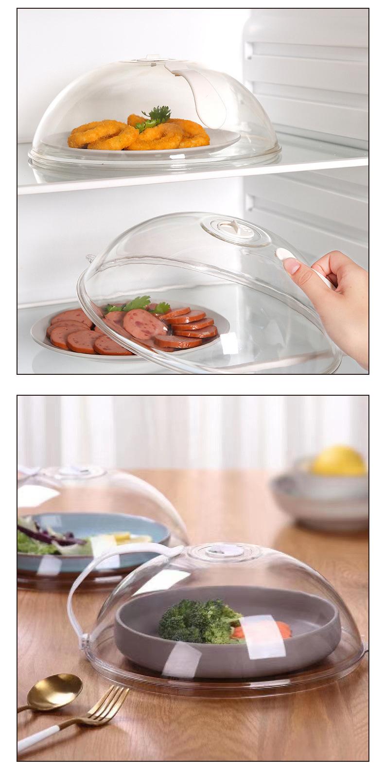 Penutup Makanan Anti Splat yang Aman untuk Microwave, Mencegah Bau Menyebar & Mudah Dibersihkan