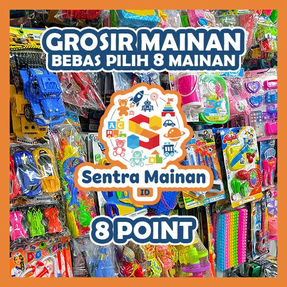 [PROMO 9.9] Sentra Mainan Edukasi Paket Mainan Anak 8 Pcs Bebas Pilih Promo Paket Hemat Grosir Murah