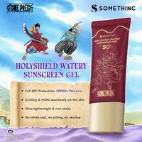 Gambar SOMETHINC ONE PIECE LIMITED EDITION SERIES - Lip Glaze, Low pH Gente Jelly, Holyshield Sunscreen Gel, Eyeshadow Palette, Liquid Eyeliner, Calm Down Cleanser| Transferproof Lip Glaze, Awet Digunakan 24 Jam|Sabun Cuci Muka Semua Jenis Muka - Sunscreen-50ml dari Somethinc Kota Tangerang 5 Tokopedia
