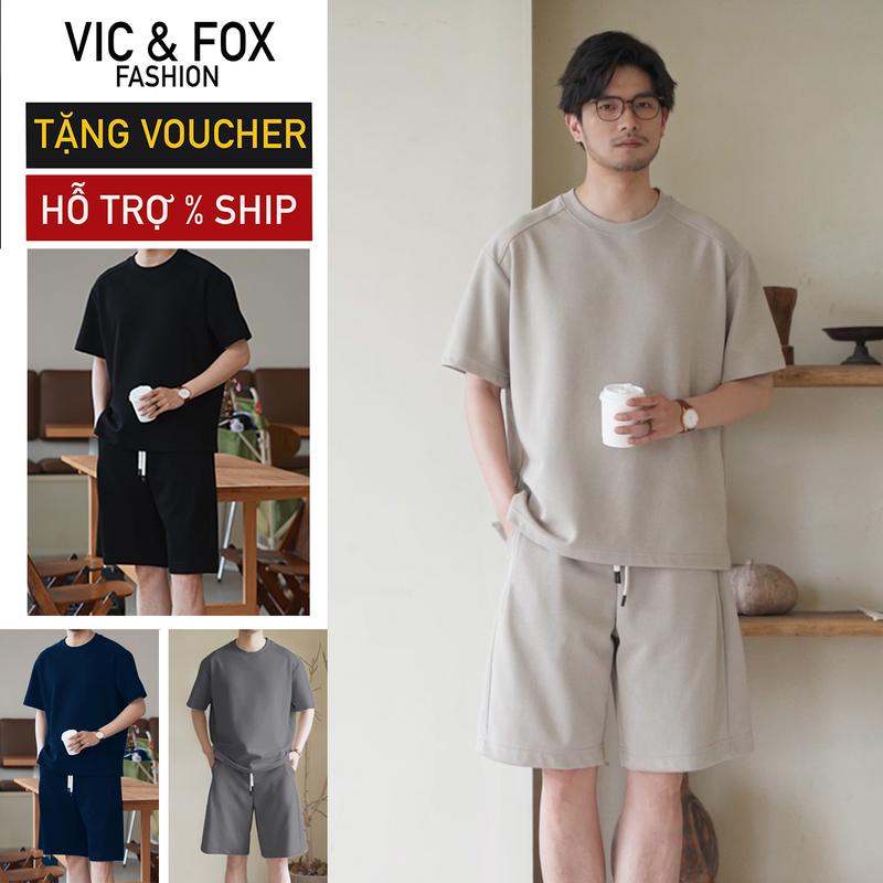 Bộ Quần Áo Thể Thao Nam Nữ Fox | Đồ Bộ Nam Big Size 115kg | Bộ Thể Thao Nam Nữ Chất Cotton Hàn Cao Cấp Định lượng 250 gram Co Giãn Mặc Mát Thoải Mái Dù ngủ chạy bộ đi chơi sport gym