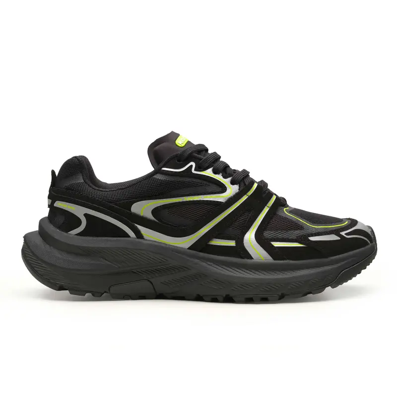 Kalvert Future Wave x Mister Nobody Sepatu Sneakers Sportstyle Black/Silver/Volt 38 Black/SIlver/Volt