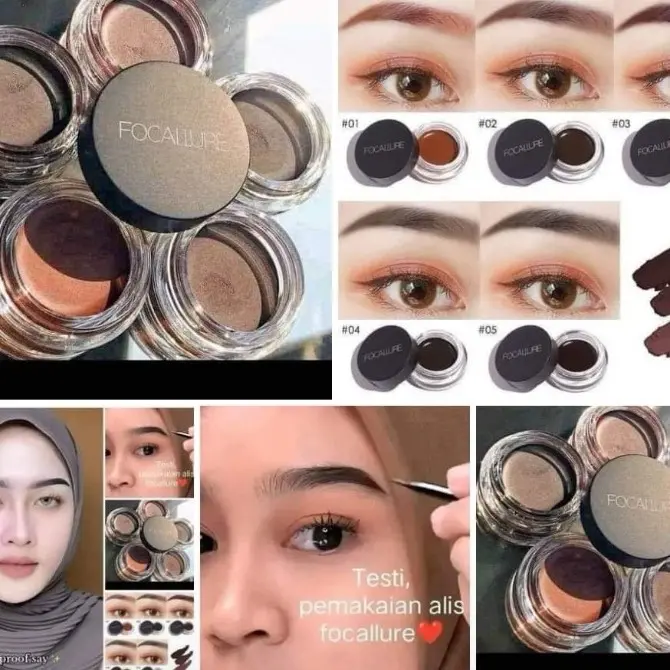 FOCALLURE Pomade Eyebrow Cream Gel waterproof