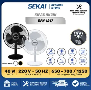 SEKAI Kipas Angin Duduk / Kipas Angin Meja 12 Inch - DFN 1217 / DFN 1218