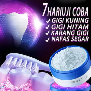 【BPOM】 7 Hari Uji Coba  - OUZI Bubuk gigi  Plak Gigi Kuning Gigi Hitam  Gigi Karang Gigi  Bau Mulut Pasta gigi  Tooth Cleaning