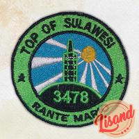 Gambar Patch Emblem Bordir Gunung Rante Mario dari Lisand Kota Bogor 1 Tokopedia